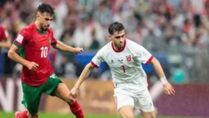 تعادل 2-2 بين الأردن والمغرب وامتداد المباراة لوقت إضافي الحاسم